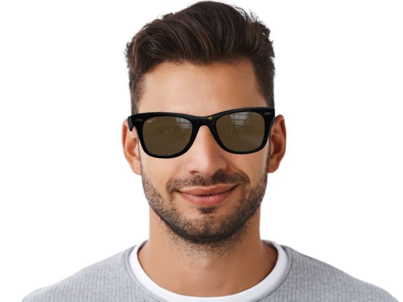 Vaardigheid Verlichten Nu Ray-Ban zonnebril in een bruin schilpadmotief | Alensa Nederland